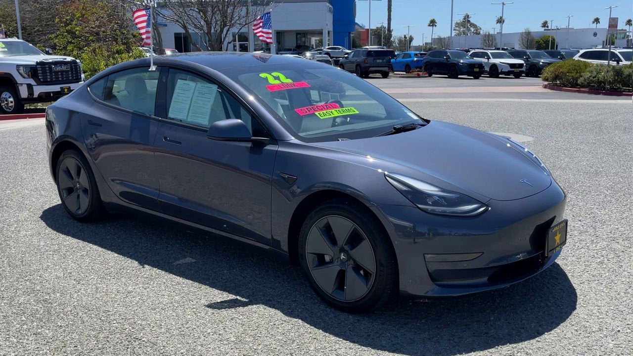 Used 2022 Tesla Model 3 Long Range with VIN 5YJ3E1EB5NF328957 for sale in Salinas, CA