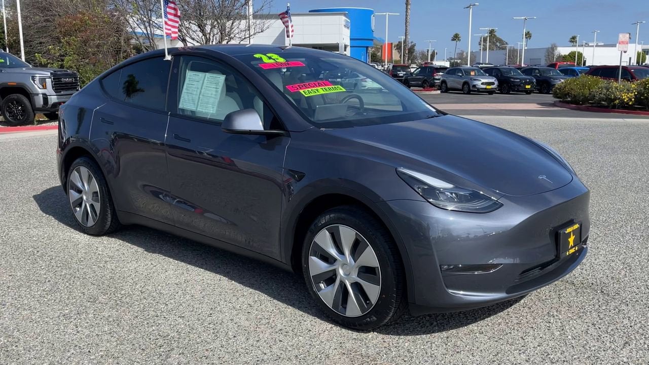 Used 2023 Tesla Model Y Base with VIN 7SAYGDED7PF978849 for sale in Salinas, CA