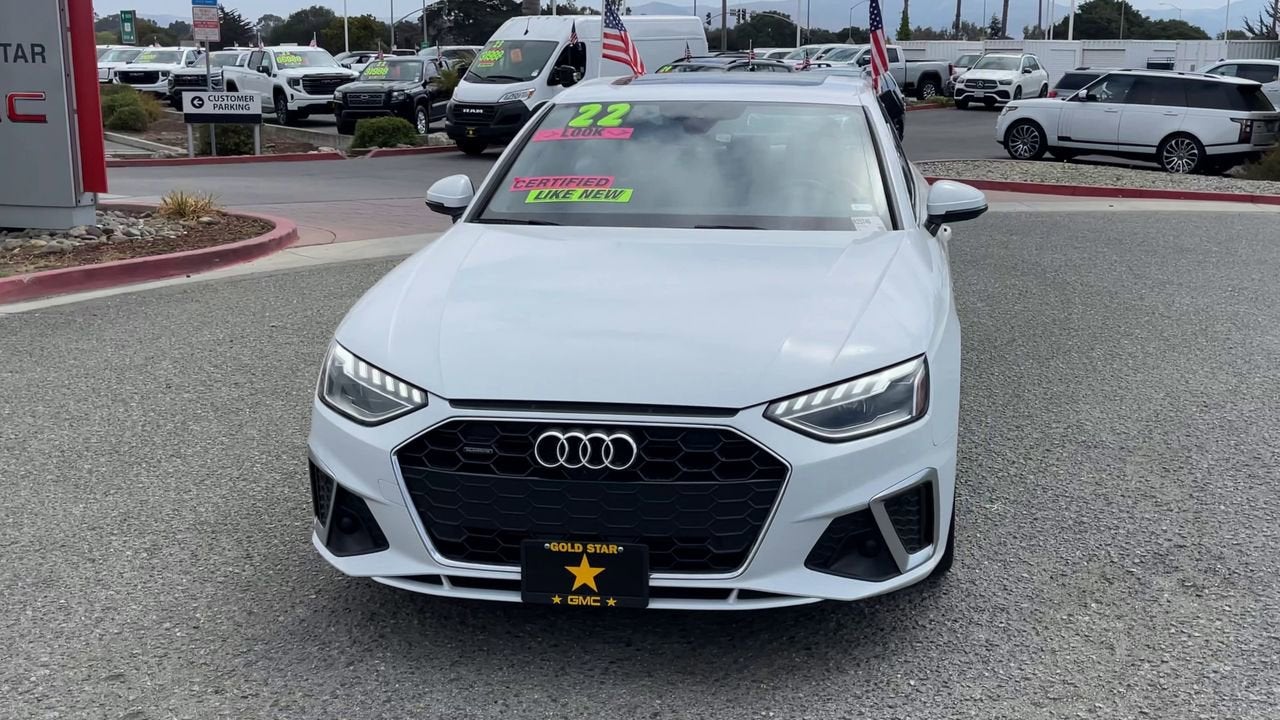 2022 Audi A4 Sedan S line Premium Plus