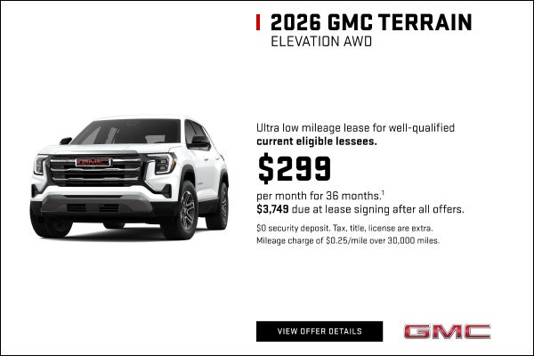 Ultra low mileage lease for well-qualified current eligible lessees.

$299 per month for 36 month...