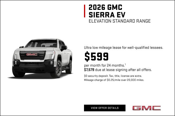 Ultra low mileage lease for well-qualified lessees. 

$599 per month for 24 months.1 

$7,579 due...